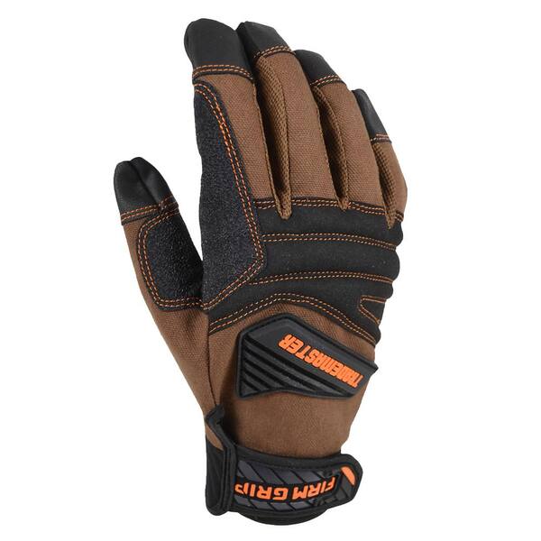 tan cotton gloves