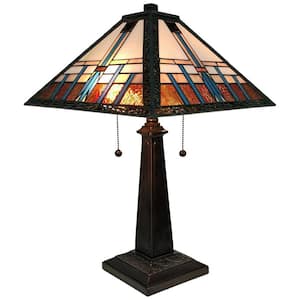 21 in. Tiffany Style Mission Table Lamp
