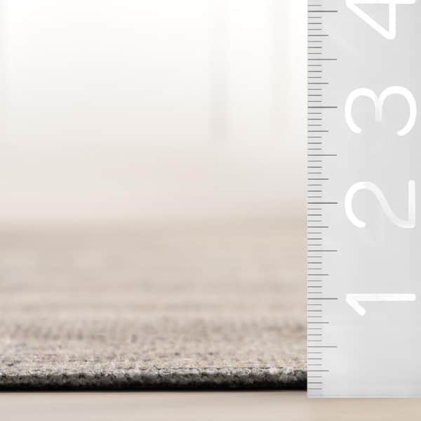 Hillstone Grey 7 ft. 10 in. x 10 ft. Traditional Vintage Medallion Area Rug