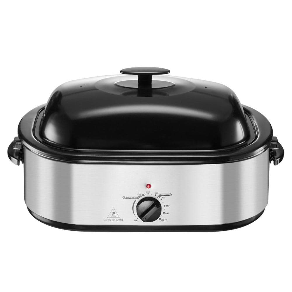 20 Qt Electric Roaster Oven, 150-450°F, Fast Cook, Self-Basting Lid, Defrost/Warm, Fits 24 lb Turkey price history on PriceWatchPro