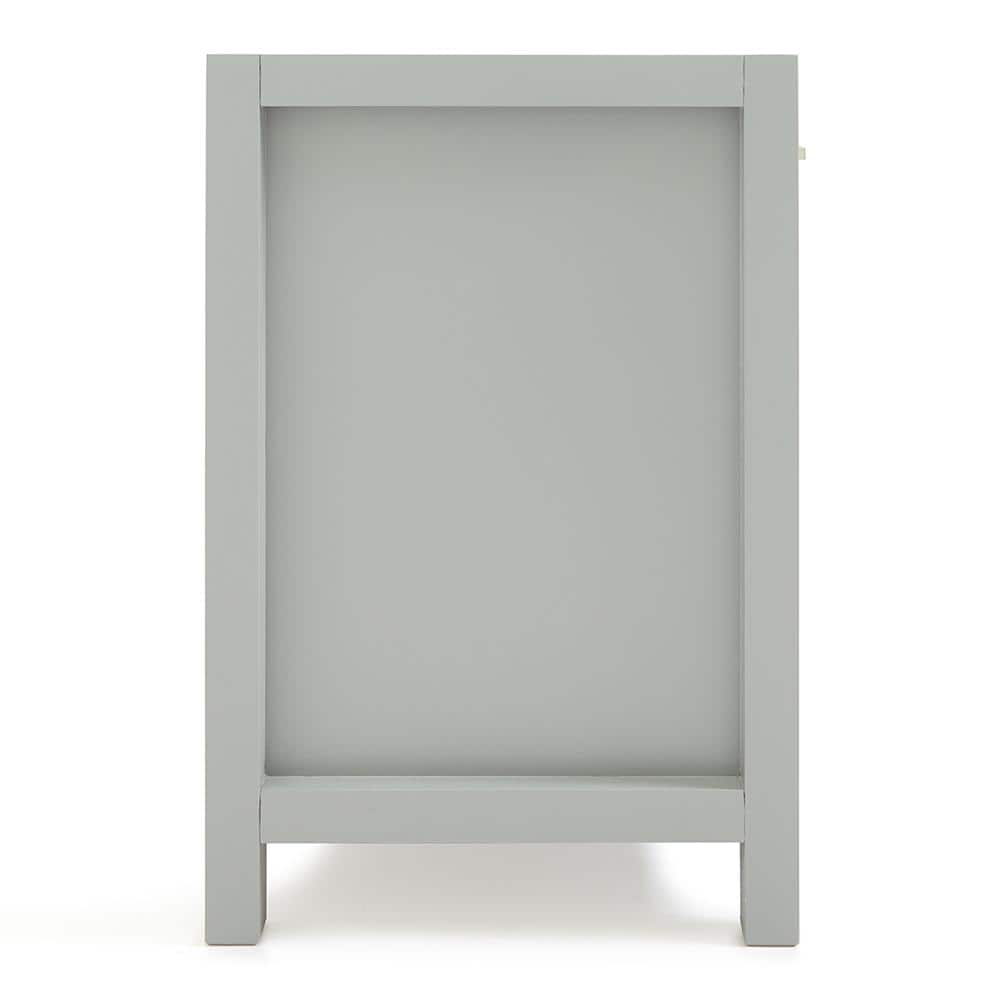 Bristol 48" Grey Solid Wood Freestanding Vanity Cabinet