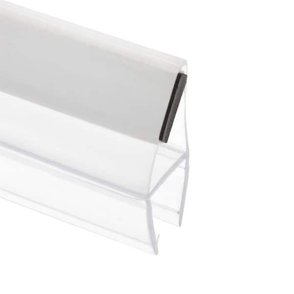 3/84 in. Glass Shower Door 90 or 180 Degree Magnetic Vertical Side Set, Clear, 78 in., Fits Frameless Door (Two Piece)