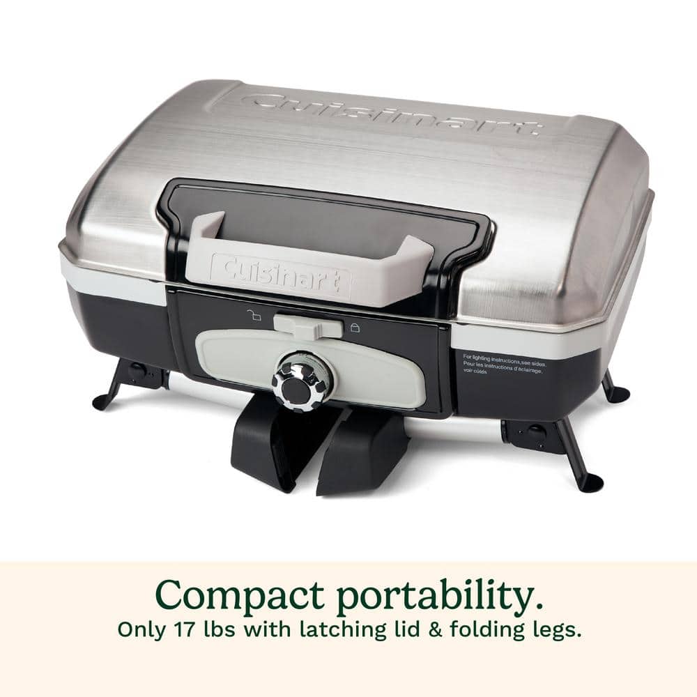 Compact Stainless Steel Portable Propane Gas Grill