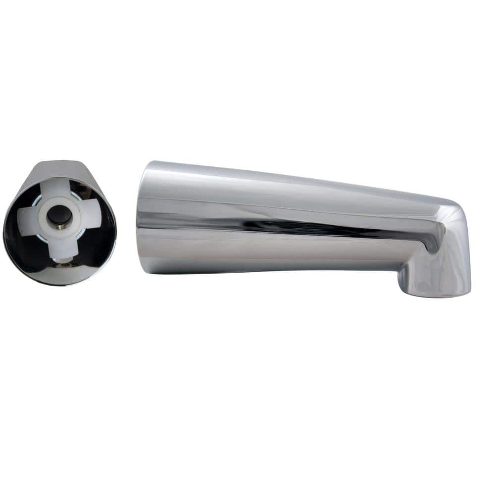 Westbrass 7 in. Extended Reach Wall Mount Tub Spout for Copper Pipe