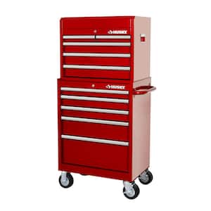 Tool Storage 27 in. W Standard Duty Red Tool Chest Combo