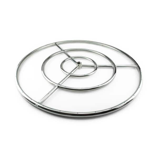 Stainless Steel Fire Ring Burner, 36 Fire Pit Ring