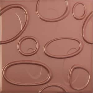 19 5/8 in. x 19 5/8 in. Felix EnduraWall Decorative 3D Wall Panel, Champagne Pink (12-Pack for 32.04 Sq. Ft.)