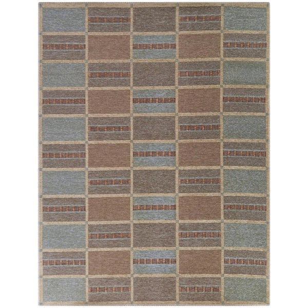Damaso Pink 8 ft. x 10 ft. Geometric Area Rug