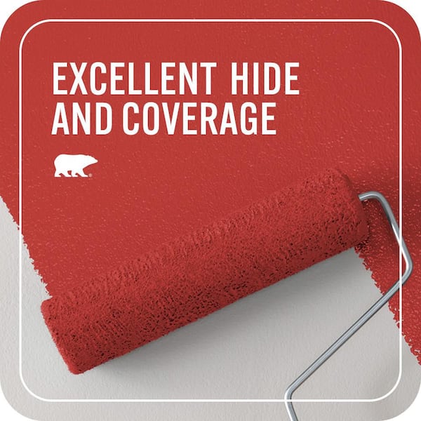 1 gal. #790F-6 Trail Print Flat Low Odor Interior Paint & Primer