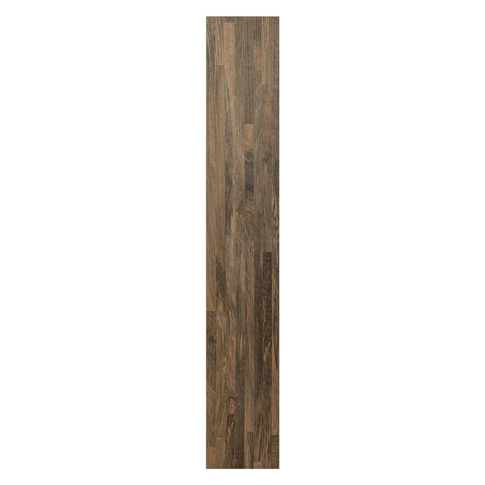 Walnut 12MIL 6 in. W x 36 in. L Peel and Stick Water Resistant Vinyl Tile Flooring (54 sq. ft./Case) price history on PriceWatchPro