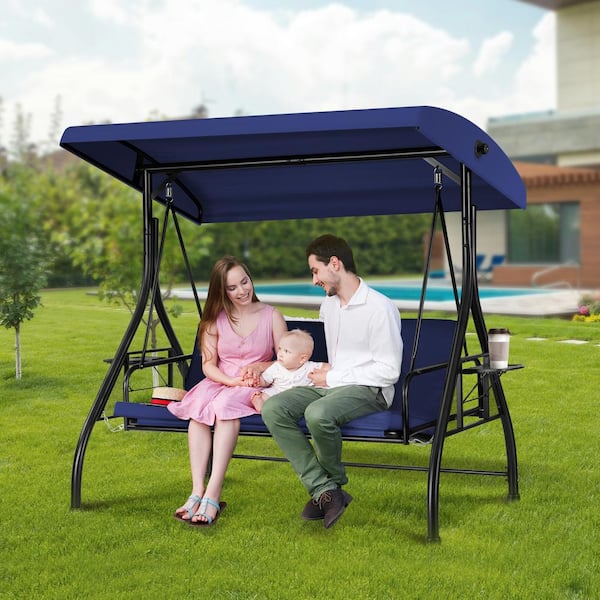 Porch Swing Cover Outdoor Chair With Canopy Waterproof Patio Swing