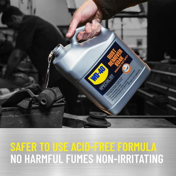 WD-40 SPECIALIST - 1 Gal. Rust Remover Soak, Dissolves Rust Safely, Biodegradable