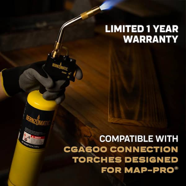 Bernzomatic 14.1 oz. Handheld Map-Pro Gas Cylinder MG9 - The Bernzomatic 14.1 oz. Handheld Map-Pro Gas Cylinder MG9 - The