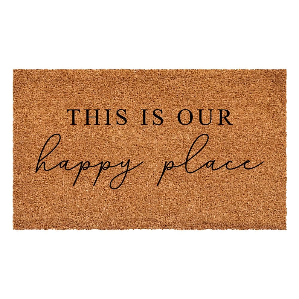"Happy Place Doormat, 17"" x 29""" price history on PriceWatchPro