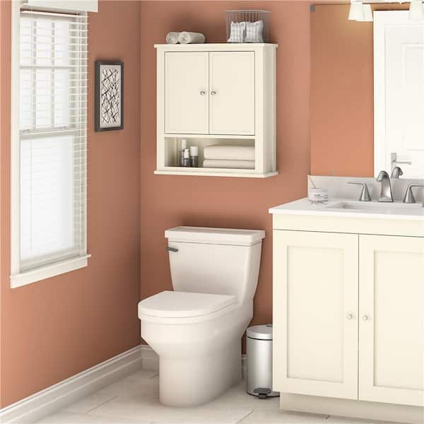 Better Homes & Gardens 24.6 W over the Toilet Space Saver Shelves, for  Kid, Adult Bath Items, White