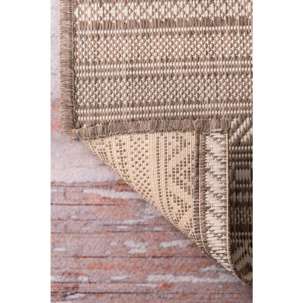Erlinda Beige 3' x 5' Synthetic Outdoor Area Rug
