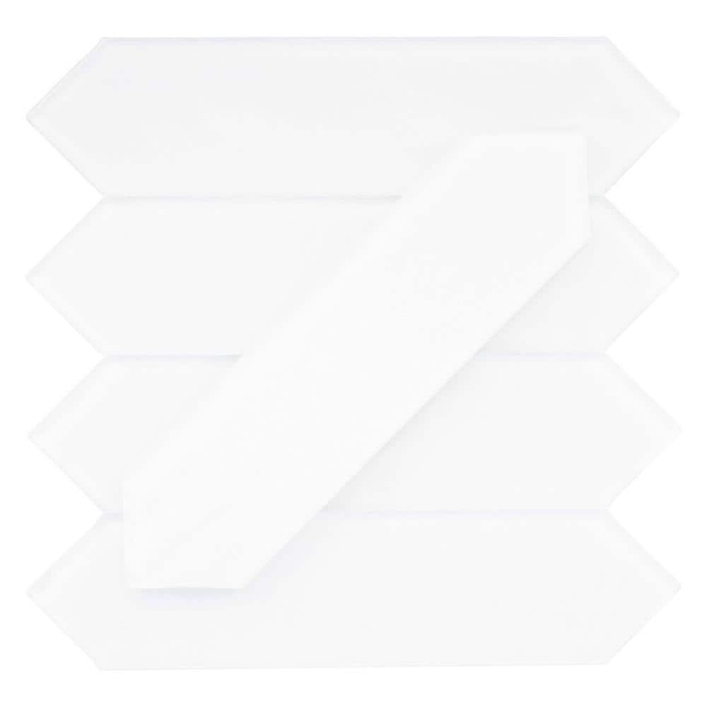 Ergo 3" x 10" Blue Glass Hexagonal Subway Tile