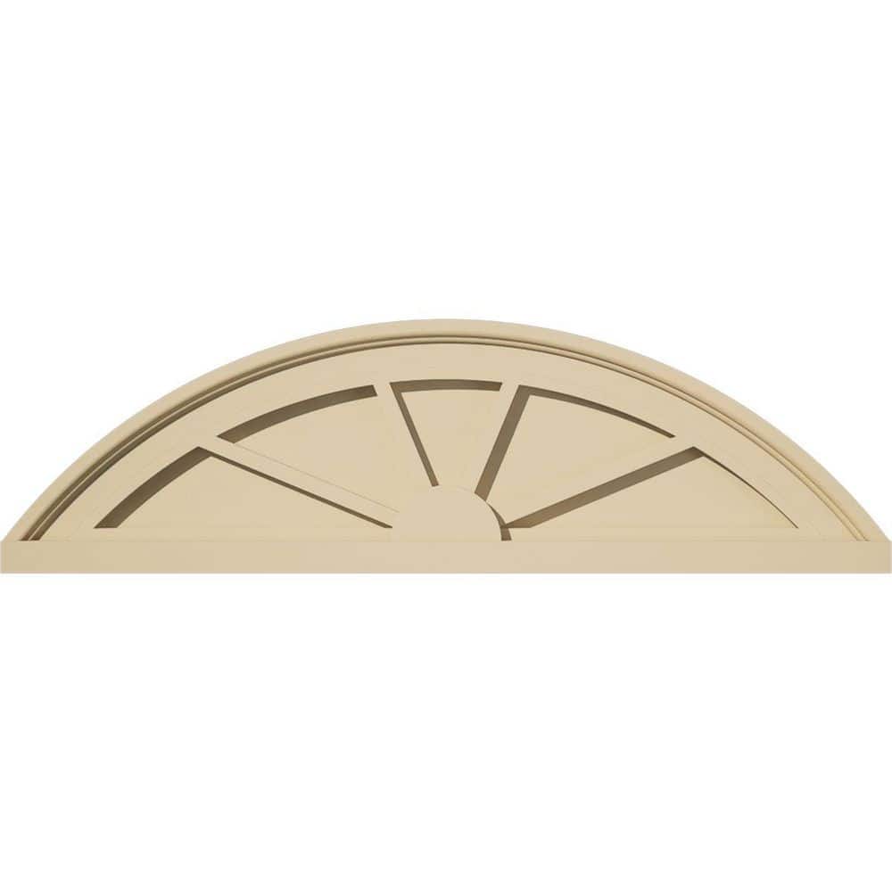 28-in W x 8-in H x 2-in P Segment Arch 4-Spoke Signature Urethane Pediment, Primed Tan price history on PriceWatchPro