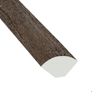 Herritage Driftwood 3/4 in. Thick x 3/5 in. Wide x 94 in. Length Luxury Vinyl Quarter Round Molding
