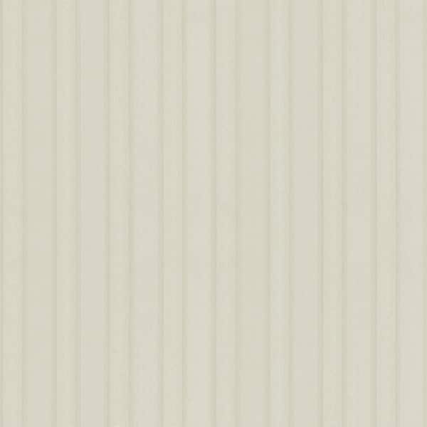 Zeta Cream Moire Stripe Wallpaper Sample