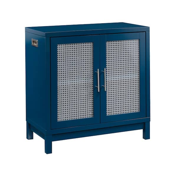 SAUDER Vista Key Navy Blue Accent Storage Cabinet