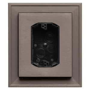 7 in. x 8 in. #008 Clay Electrical Mounting Block