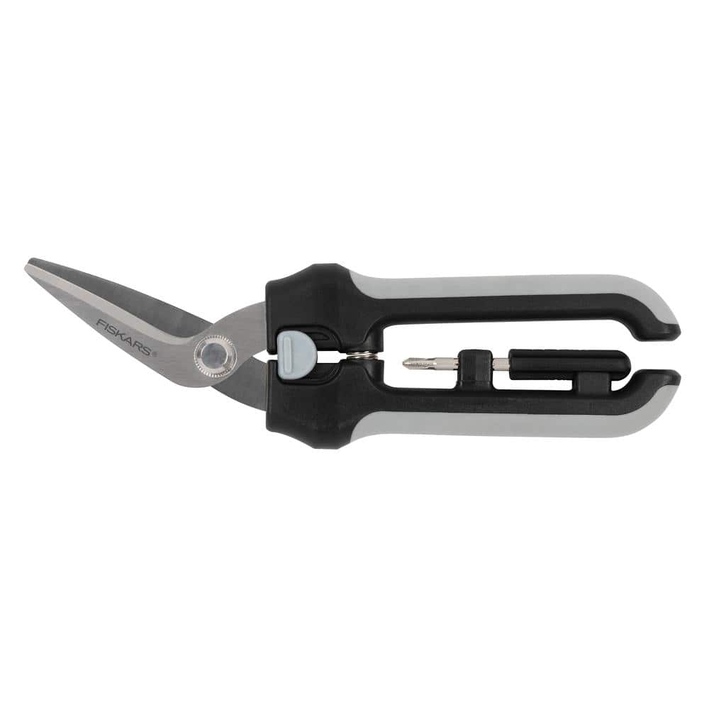 Fiskars Everyday Titanium Softgrip Scissors 8 in. Silver 