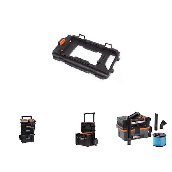 Pro Gear Stackable Tool Box, 3 Gal. 18V NXT Shop Vacuum, Vac Attachment & 25 in. Rolling Tool Box Combo