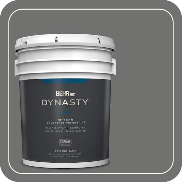 BEHR DYNASTY 5 gal. #MQ2-61 Magnet Satin Enamel Exterior Stain-Blocking Paint & Primer