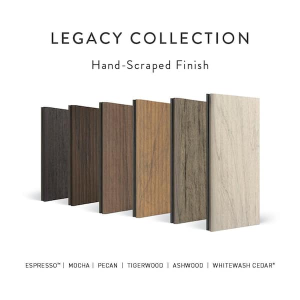 TimberTech Composite Legacy 1 in. x 6 in. x 1 ft. Grooved Tigerwood Composite Sample (Actual: 0.94 in. x 5.36 in. x 1 ft)