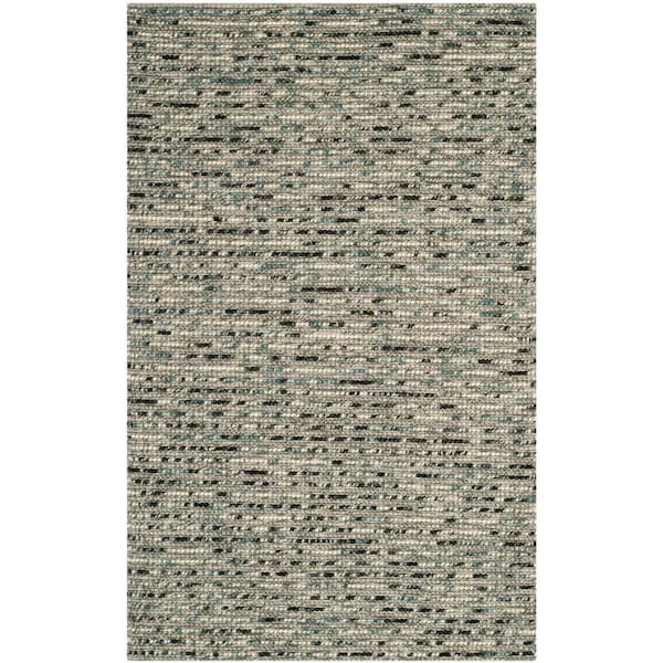 SAFAVIEH Bohemian Grey/Multi Doormat 2 ft. x 3 ft. Striped Area Rug