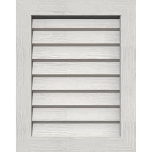 23" x 39" Rectangular Primed Rough Western Red Cedar Wood Paintable Gable Louver Vent Non-Functional