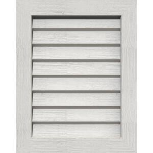 41" x 31" Rectangular Primed Rough Western Red Cedar Wood Paintable Gable Louver Vent Non-Functional