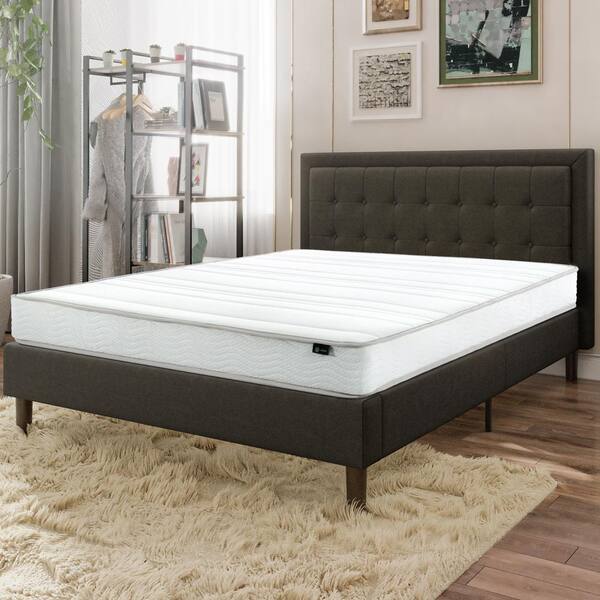 Zinus Twin Medium Quilted Top 6 in. Foam and Spring Hybrid
