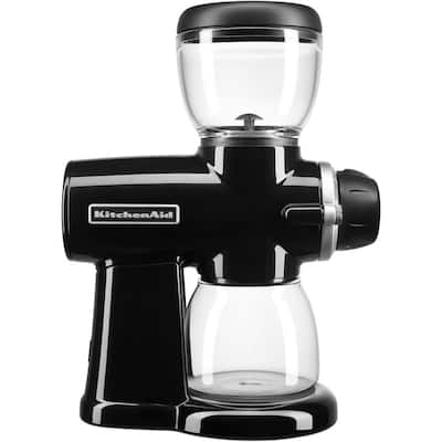 Kitchenaid Artisan 5 Qt 10 Speed Onyx Black Stand Mixer With Flat Beater 6 Wire Whip And Dough Hook Attachments Ksm150psob The Home Depot