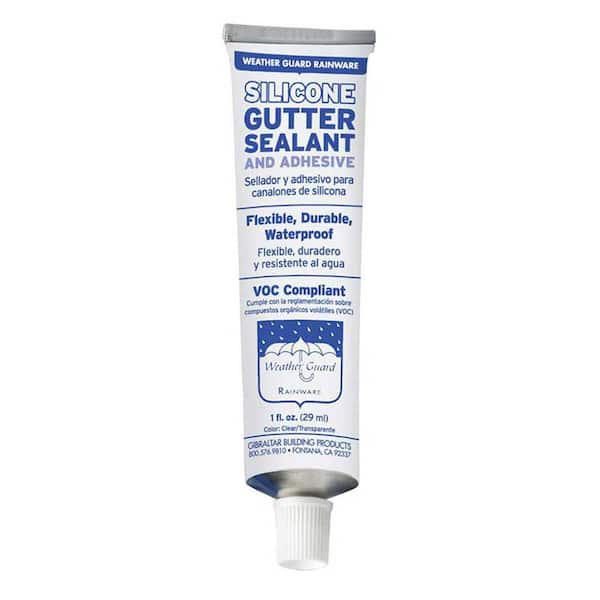 Gibraltar Building Products 1 oz. Clear Silicone Gutter Sealant