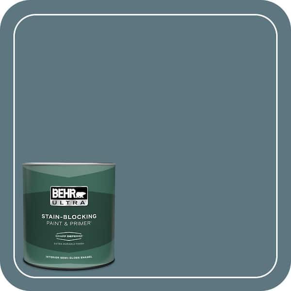 BEHR ULTRA 1 qt. #530F-6 Heron Extra Durable Semi-Gloss Enamel Interior Paint & Primer