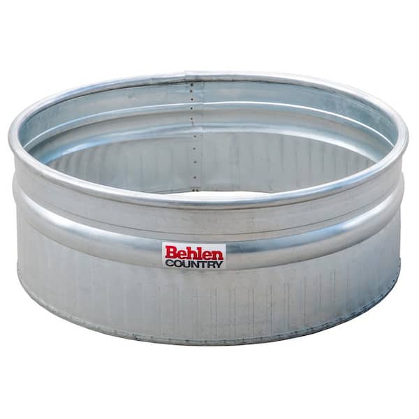 Behlen Country 36 in. x 12 in. Round Galvanized Steel Wood Fire Ring