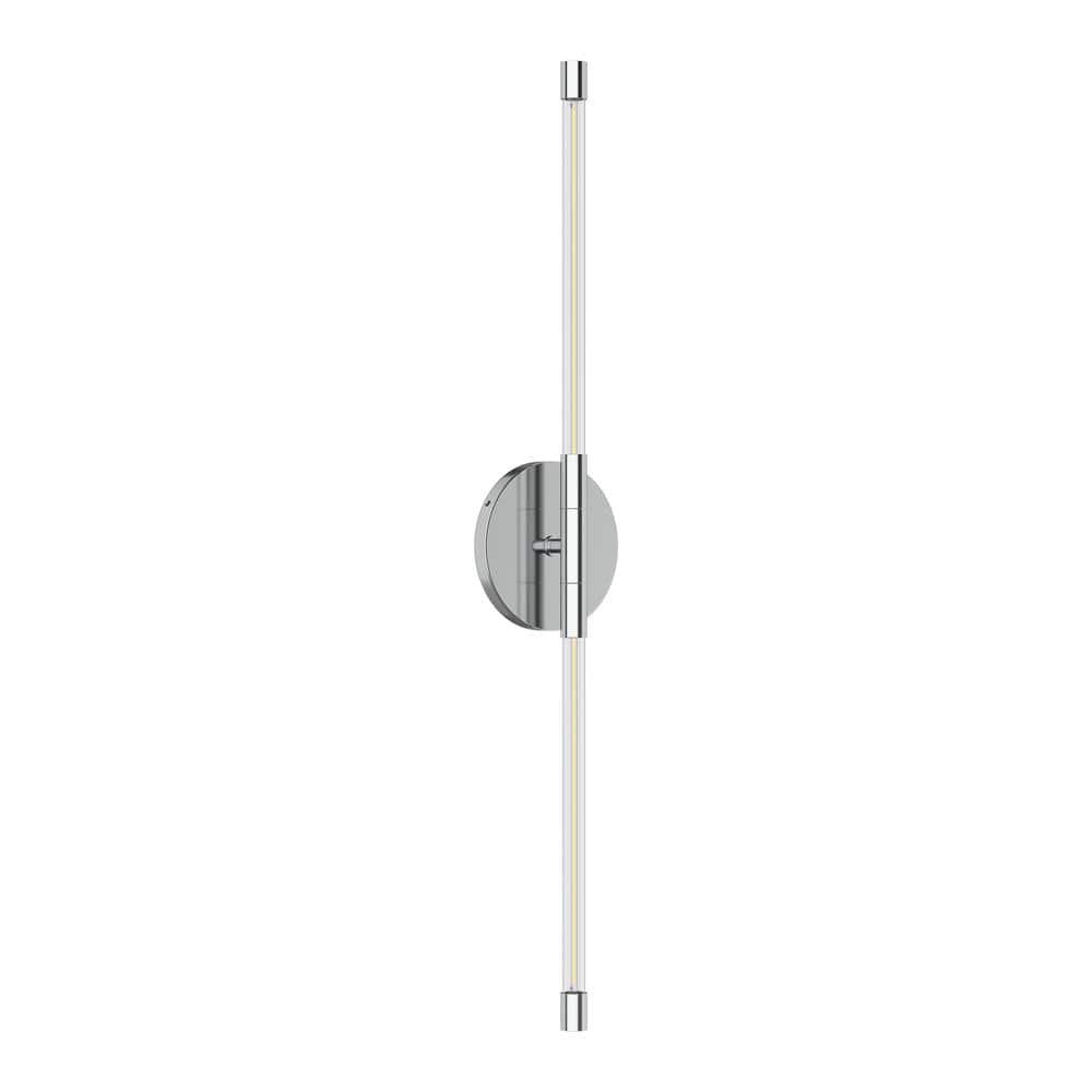 Chrome Cylinder Dimmable LED Wall Sconce
