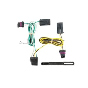 Custom Vehicle-Trailer Wiring Harness, 4-Way Flat Output, Select Pontiac Grand Prix, Quick Electrical Wire T-Connector