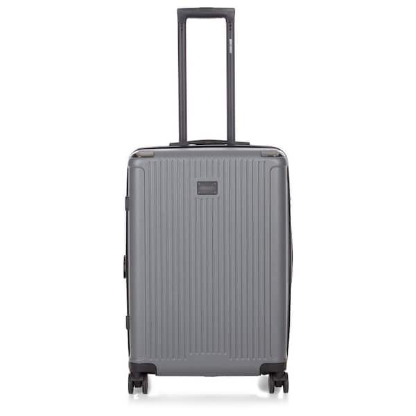 J&V TEXTILES Roberto Cavalli Luxury 3-Piece Gray Expandable Hard