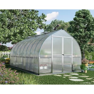 Bella 8 ft. x 16 ft. Silver/Diffused DIY Greenhouse Kit
