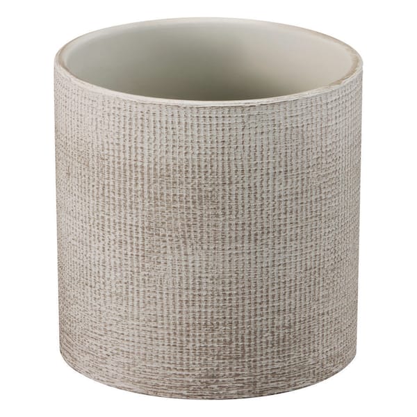 6 in. Evangeline Concrete Gray Ceramic Planter (6 in. D x 6 in. H)
