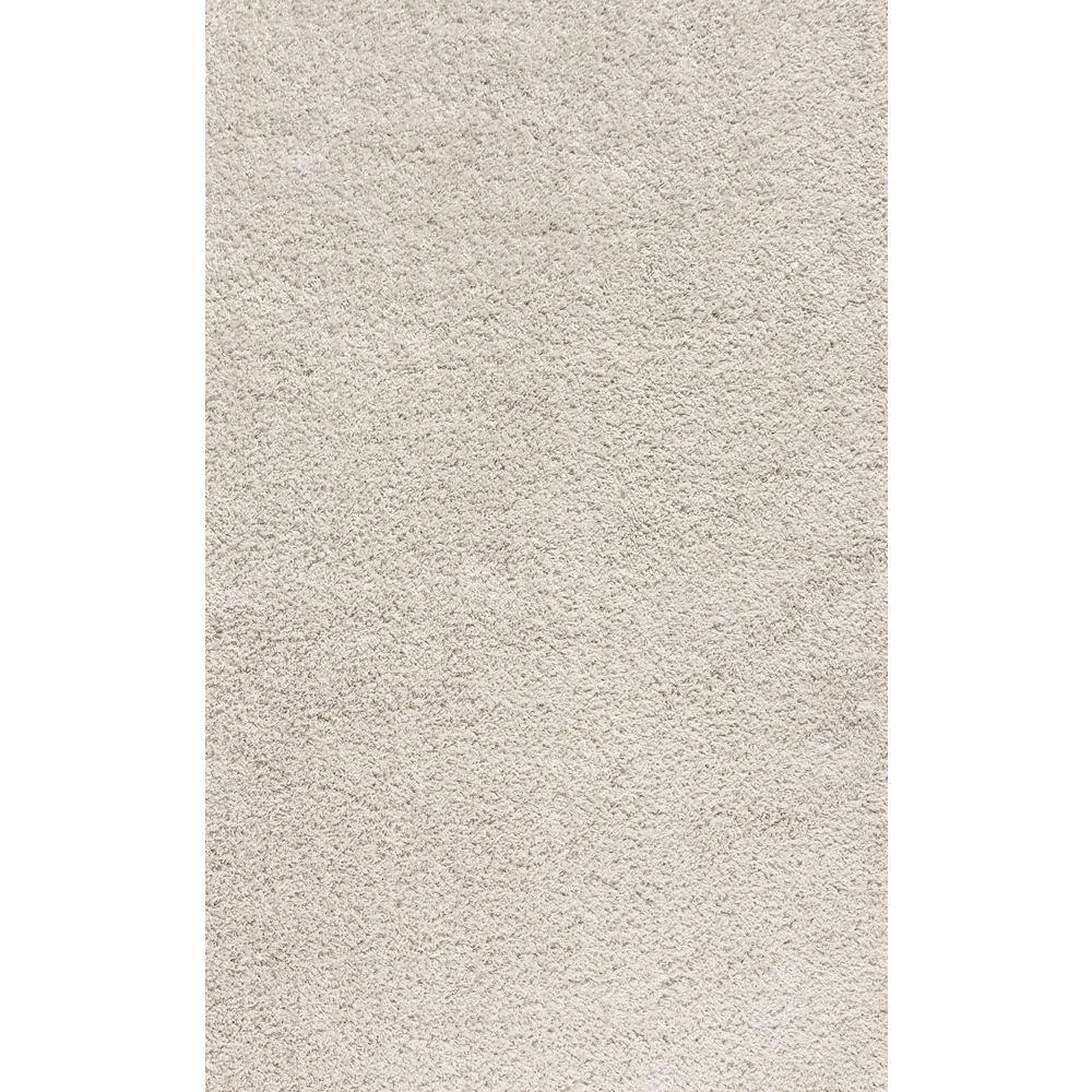 Mercer Cream Shag Plush Rectangular Area Rug 3' x 5'