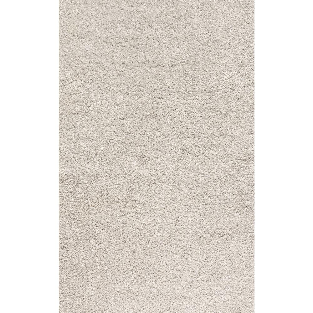 Mercer Ivory Shag Plush 8x10 Area Rug