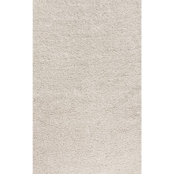 Mercer Shag Plush Cream 8 ft. x 10 ft. Area Rug