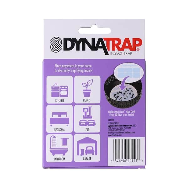 Dynatrap 4-Way Protection Indoor Fly and Insect Trap Refill Glue Cards  (12-Count) 21523 - The Home Depot