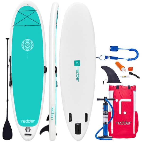 redder Zen 128 in. L Premium Inflatable Stand Up Paddle Board with Full SUP Accessories