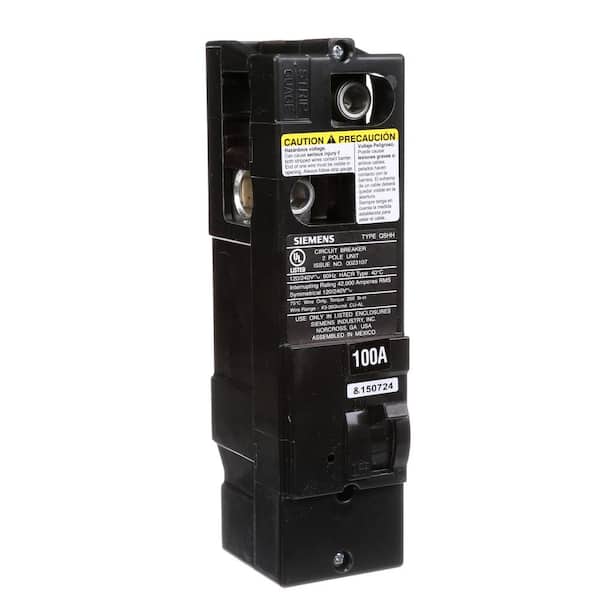 Siemens 100 Amp Double-Pole 42kA Type QS Multi-Family Main Breaker