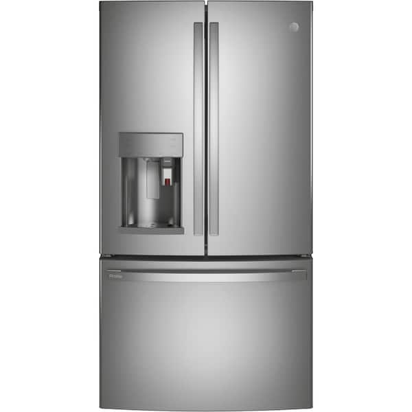 GE Profile 27.7 cu. ft. Smart French Door Refrigerator with Kuerig K-Cup in Fingerprint Resistant Stainless Steel